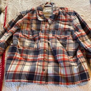 Plaid Button-Up Jacket